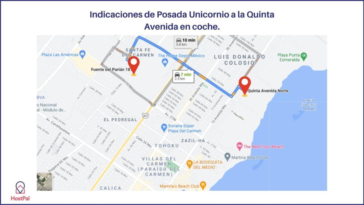HostPal Posada Unicornio Faith Playa del Carmen Exterior foto